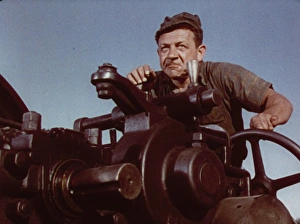 Hawkins at the wheel