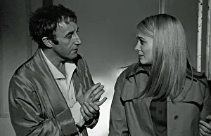 <b class=qtipBold><figcaption>Hoffman (1970)</figcaption></b><br>Sinead Cusack as Janet Smith and Peter Sellers as Benjamin Hoffman in a scene from Alvin Rakoff's Hoffman (1970)<br><em>© Copyright Studiocanal Films Ltd</em> Hoffman (1970)