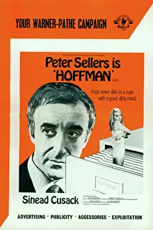 <b class=qtipBold><figcaption>Hoffman (1970)</figcaption></b><br>Cover of original UK sales promotional book for the theatrical release of Hoffman (1970).<br><em>© Copyright Studiocanal Films Ltd</em> Hoffman (1970)