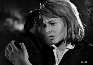 1960s Prints: An intense close up of Julie Christie in a scene from Billy Liar (1963)