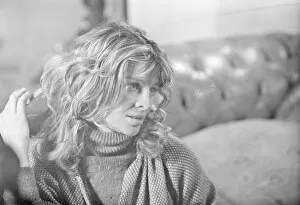 JULIE CHRISTIE Collection: An intense close up of Julie Christie on the set of Don t Look Now