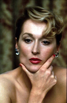 PLENTY (1985) Collection: An intense close up of Meryl Streep from Plenty (1985)