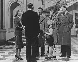 Butler Collection: An interior group scene from The Fallen Idol (1948)