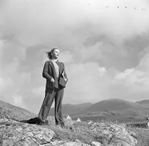 Negs Collection: Joan Greenwood on location