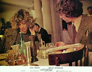 Indoors Collection: Julie Christie and Donald Sutherland in a front of the house image for Don t Look Now