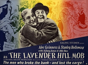 1950s Prints: The Lavender Hill Mob UK quad artwork for the release of the film in 1951