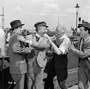 TITFIELD THUNDERBOLT (1953) Collection: One of the moments from the finale of The Titfield Thunderbolt