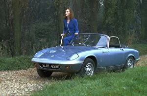 Exteriors Collection: Mrs. Peel and her Lotus Elan