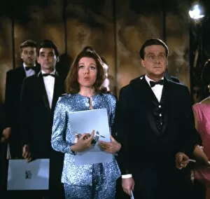 Standing Collection: Mrs Peel and Steed in the audience