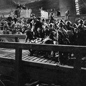A night sequence from Dunkirk (1958)