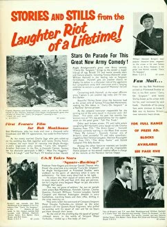 CARRY ON SERGEANT (1958) Collection: A page from the campaign book