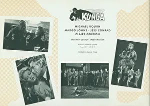 A page from the UK pressbook for the release of Konga in 1961