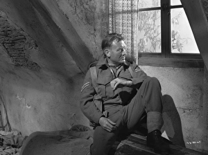 A pensive Corporal Bins