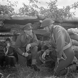 Peter Halliday as a Major