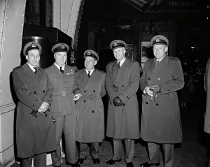 A portrait of members of the original Dam Busters expedition A portrait of members of the original Dam Busters expedition