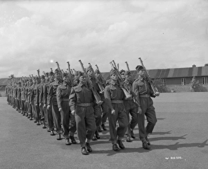 British Prints: Privates on parade
