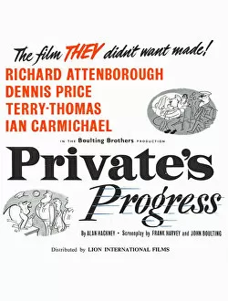 PRIVATE'S PROGRESS (1956) Collection: Privates Progress (1956) publicity