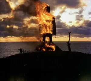 Mystery Collection: A production still image from The Wicker Man (1973)