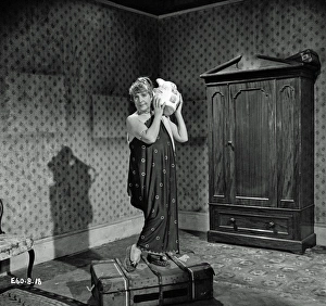 <b class=qtipBold><figcaption>The Rebel (1961)</figcaption></b><br>Irene Handl as Mrs. Crevatte in a photo taken on the set of Robert Day's The Rebel, written by Ray Galton and Alan Simpson.<br><em>© Copyright Studiocanal Films Ltd</em> The Rebel (1961)