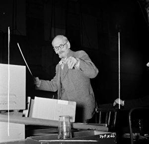Recording the music for The Titfield Thunderbolt
