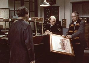 A scene at the police station