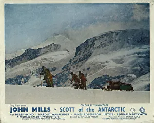 <b class=qtipBold><figcaption>Scott of the Antarctic (1948)</figcaption></b><br>A lobby card for the UK release of Charles Frend's epic film.<br><em>© Copyright Studiocanal Films Ltd</em> Scott of the Antarctic (1948)