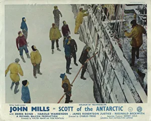 <b class=qtipBold><figcaption>Scott of the Antarctic (1948)</figcaption></b><br>A lobby card for the UK release of Charles Frend's epic film on the antarctic expedition of Captain Scott.<br><em>© Copyright Studiocanal Films Ltd</em> Scott of the Antarctic (1948)