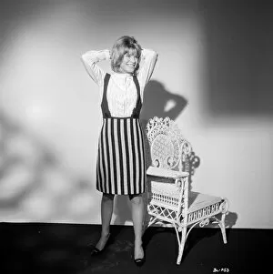 Julie Christie Collection: A smiling Julie Christie in a publicity shot for Billy Liar (1963)