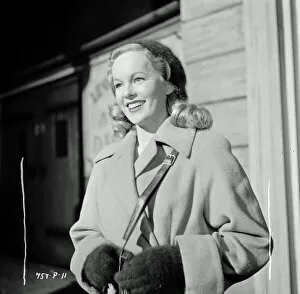 Meet Mr. Lucifer (1953) Collection: A smiling Peggy Cummins as Kitty in Meet Mr. Lucifer
