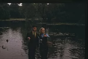 Images Dated 18th April 2018: Steed goes fishing
