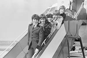 The Stray Cats off the plane