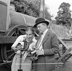 Exterior Prints: Taking pictures on the set of the Titfield Thunderbolt