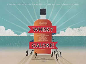 Comedy Collection: Theatrical re-issue poster for Whisky Galore! (1949)