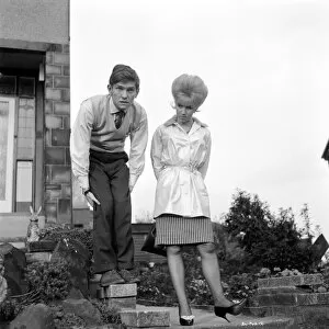 Tom Courtenay Collection: Tom Courtenay and Gwendolyn Watts in Billy Liar (1963)