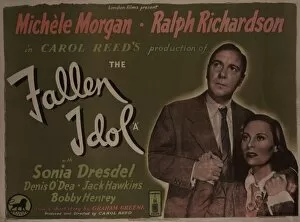 Images Dated 4th November 2015: UK quad artwork for the release of Carol Reeds The Fallen Idol (1948)