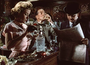 Valentine and the Blackworths in the saloon car
