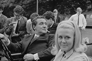 Black And White Collection: Valerie Van Ost and Patrick MacNee