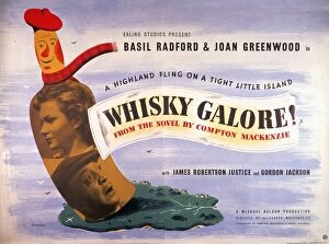 Images Dated 11th November 2012: Whisky Galore! (1949) UK quad poster